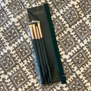 Luxie Black and Gold Eye Brush Set